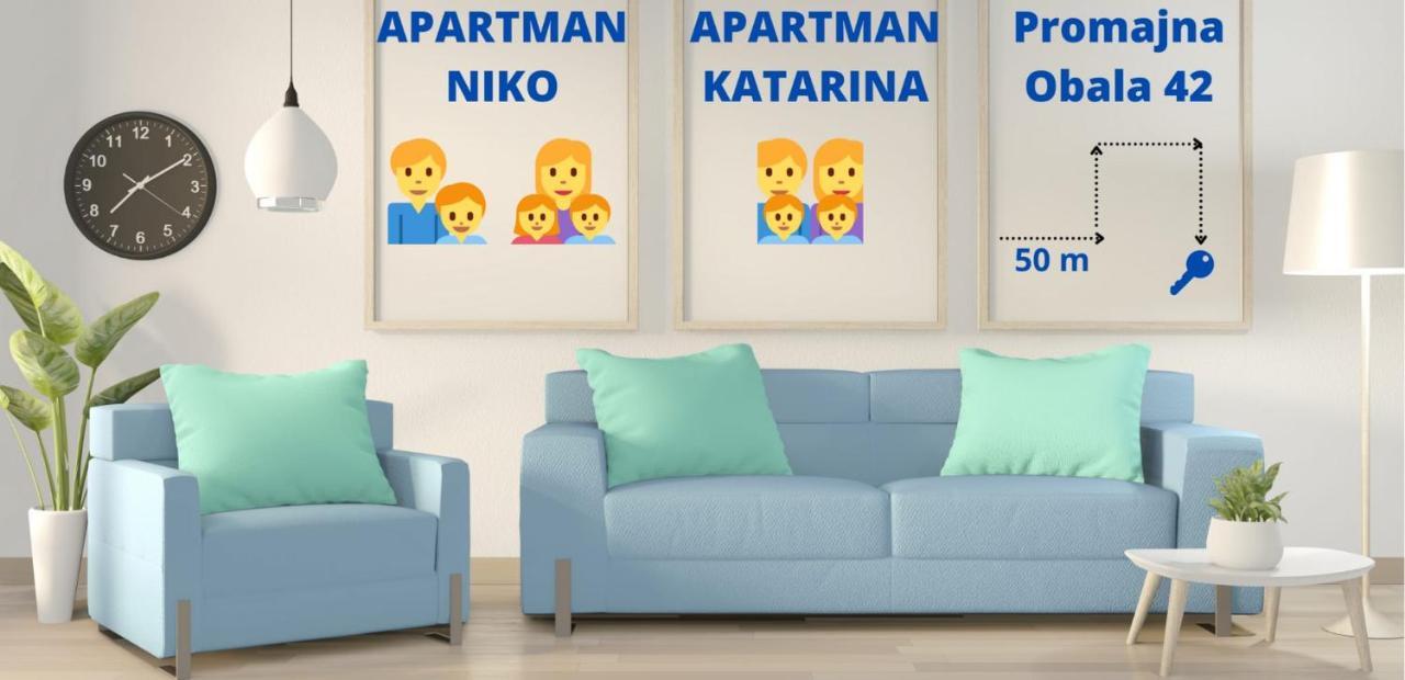 Apartmán Apartman Katarina Promajna Exteriér fotografie